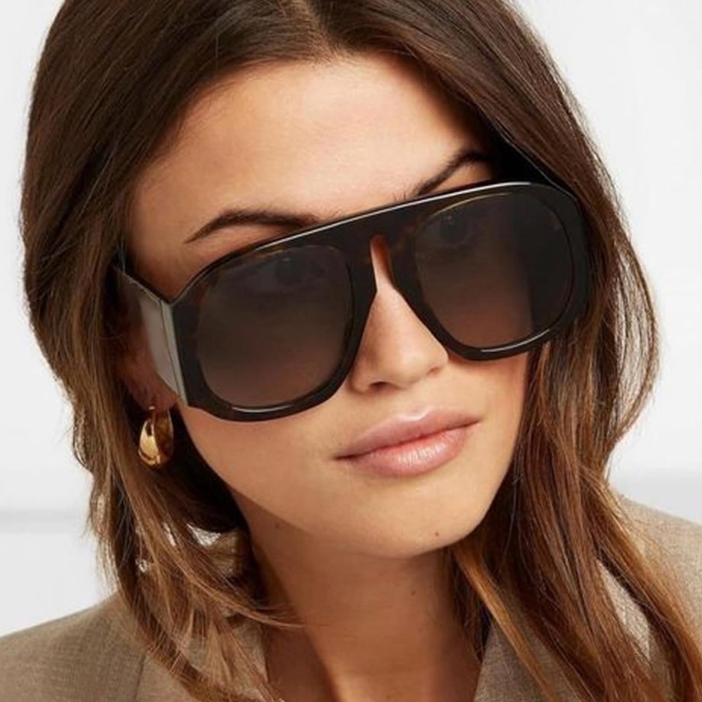 Unisex Retro Trendy Aviator Sunglasses Oversized Vintage Sunglasses